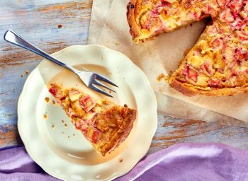 Tarte à la rhubarbe