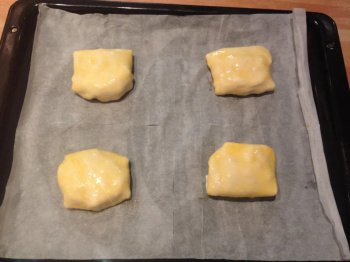 Chausson chèvre-jambon