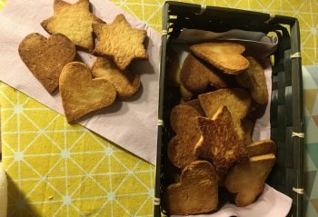 Sablés amandes et calvados