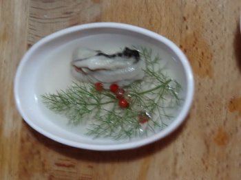 Huîtres en gelée de Champagne