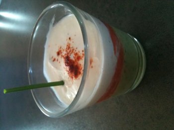 Verrine saumon courgettes chèvre frais