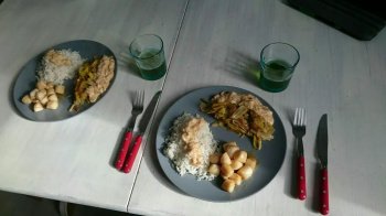 Saint Jacques au Cidre et fondue de poireaux