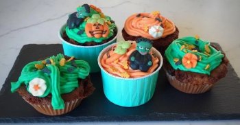 Cupcakes monstrueux pour Halloween