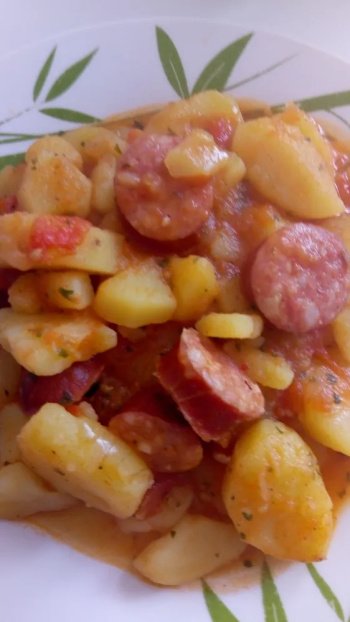 Goulash saucisses fumées