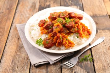 Rougail saucisse au Cookeo