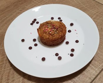 Muffins aux pommes mixées et à la poudre d'amande