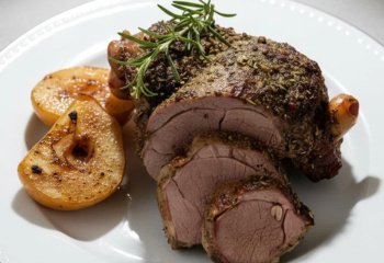 Gigot d'agneau à la broche