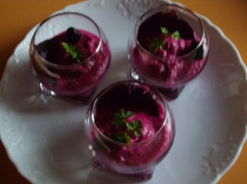 Verrines toutes roses