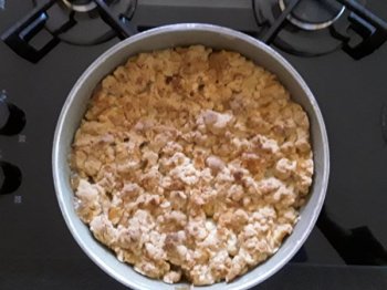 Crumble croustillant aux pommes