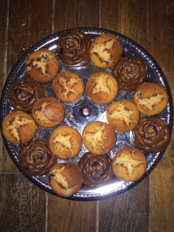 Muffins aux cerises