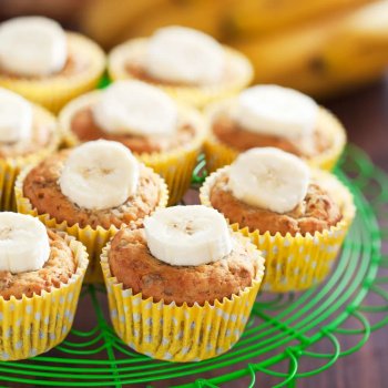 Muffins bananes et noix