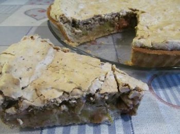 Condoeuvre (tarte rhubarbe ou groseilles à maqueraux)
