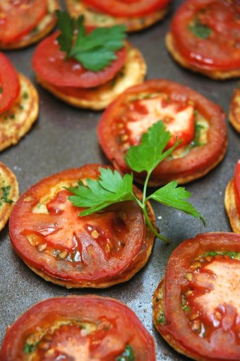 Blinis à la tomate et au citron