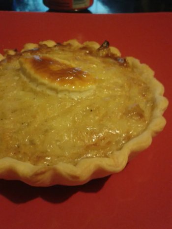 Tarte aux oignons rapide