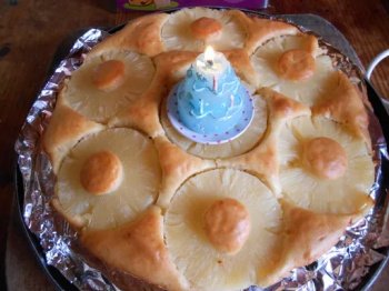 Gâteau exquis à l'ananas