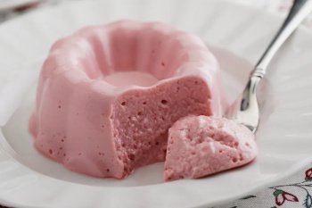 mousse framboise ou fraise