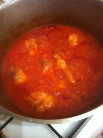 Poulet au curry et accompagnements de fête