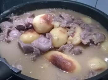 Ragout de gésier façon grand mère