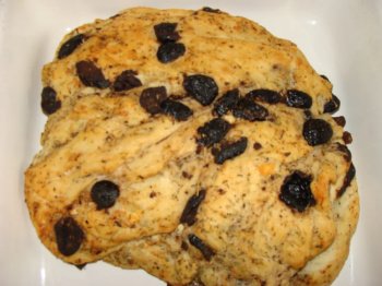 Focaccia aux olives noires