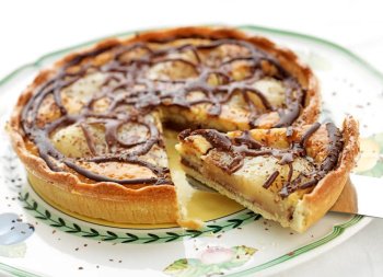 Tarte poire et chocolat au Thermomix