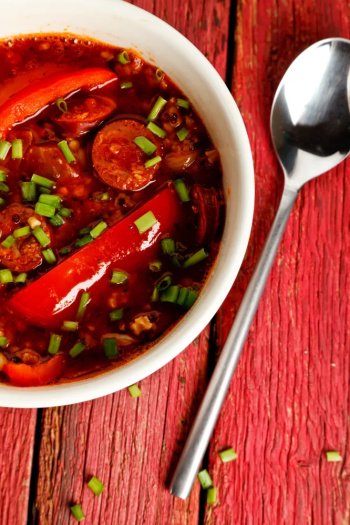 Soupe de lentilles au chorizo (Espagne)