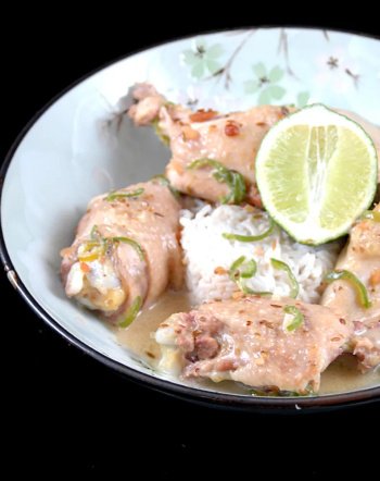 Poulet thaï sauce cacahuètes