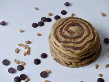 Double cookie coeur fondant chocolat