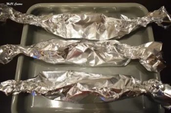 Saumon en papillotte à l'absinthe