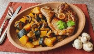 Tajine d’agneau aux champignons et pommes de terre fondantes
