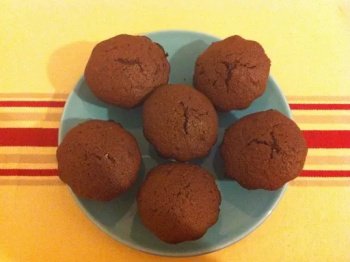 Muffin chocolat cœur abricot