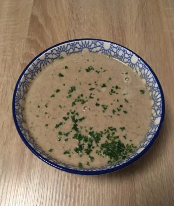 Potage de champignons à la crème