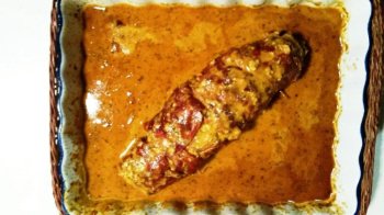 Filet mignon  farci aux tomates séchées et pignons