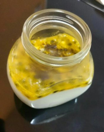 Mousse coco et fruit de la passion