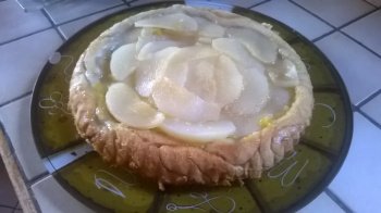 Tarte tatin poire-mangue