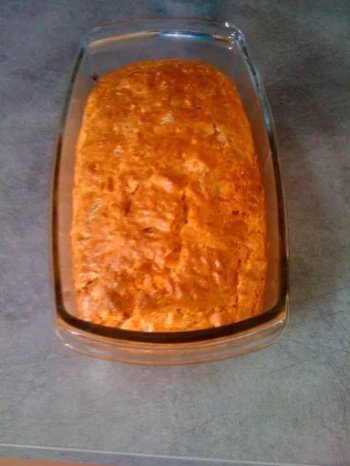 Cake au canard au parmesan et à l'abricot