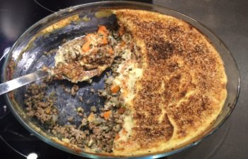 Hachis parmentier aux senteurs d'Orient et carottes croquantes