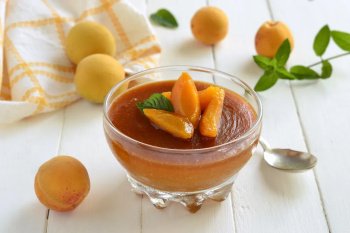 Pudding aux abricots