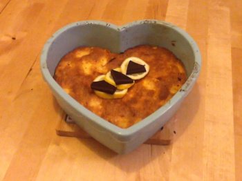 Gâteau tout léger pommes-citron-gingembre