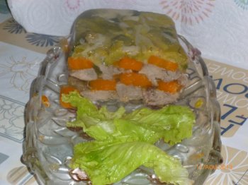 Langues de porc en gelée