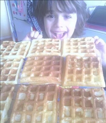 Gaufres au lait légères