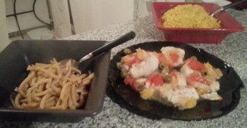 Dos de cabillaud en papillote sucrée salée