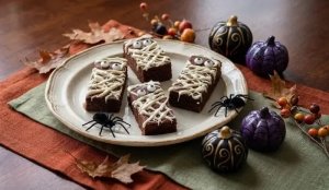 Brownie Momie Ultra Chocolaté pour Halloween