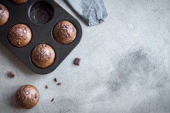 Muffins au chocolat light sans oeufs