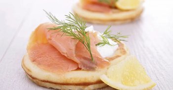 Blinis maison au saumon