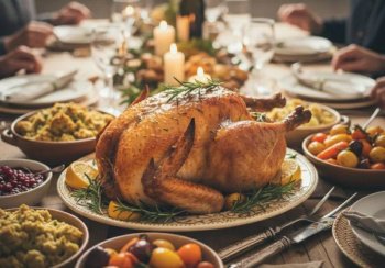 Chapon Farci aux Marrons de Ma Grand-Mère