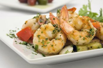 Gambas sautées à l'ail