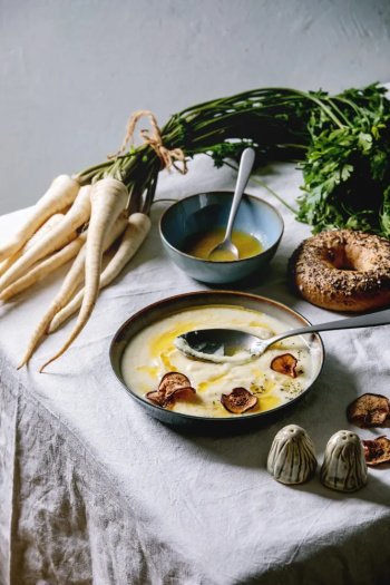 Soupe aux panais et topinambours