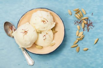 Kulfi à la cardamome (glace indienne)