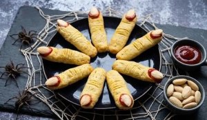 Crackers doigts de sorcière au parmesan