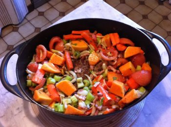 Cuissot de chevreuil en cocotte